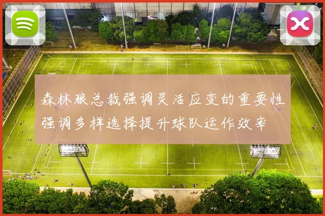森林狼总裁强调灵活应变的重要性强调多样选择提升球队运作效率