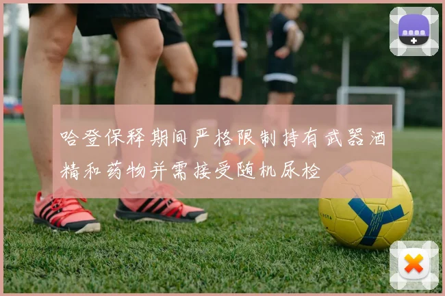 哈登保释期间严格限制持有武器酒精和药物并需接受随机尿检